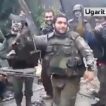 Mideast Syria Dancing Soldiers