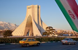 IranTehranAzadiMonumentFlag250x