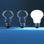 Lit bulb